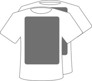 Front and Back T-Shirt Icon