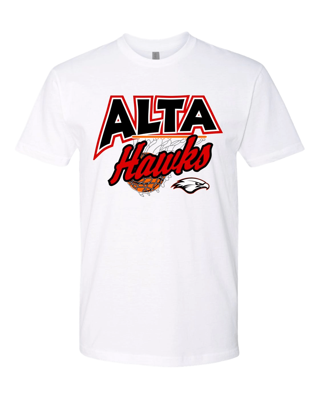 Alta Hawks Swish Design White Shirt