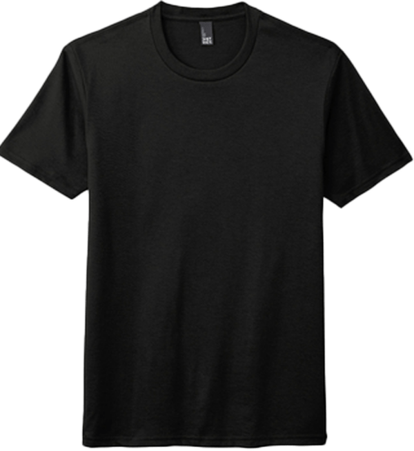 District Tri Blend Black Shirt Front